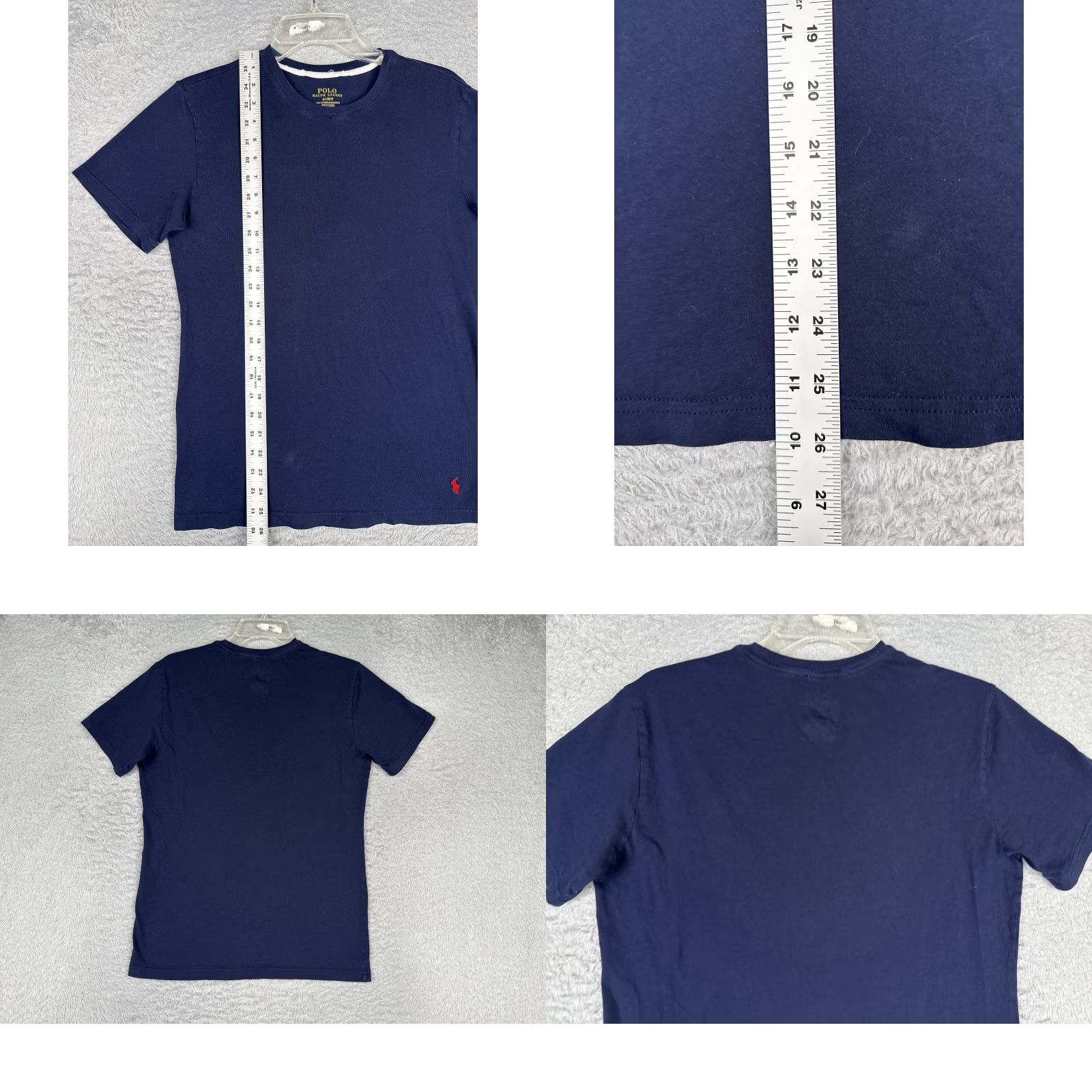 Ralph Lauren VINTAGE Polo Ralph Lauren Shirt Adult Small Blue Crew Neck 100% Cotton Short Sleeve READ Size US S / EU 44-46 / 1 - 8 Thumbnail