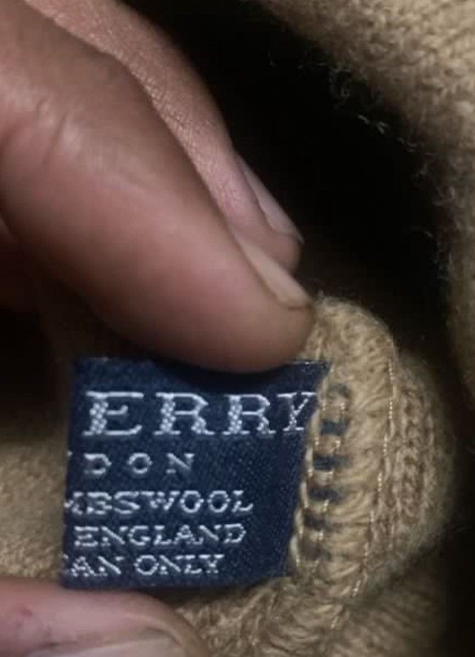 Burberry Vintage Burberrys Beanie Lambswool Size ONE SIZE - 3 Thumbnail