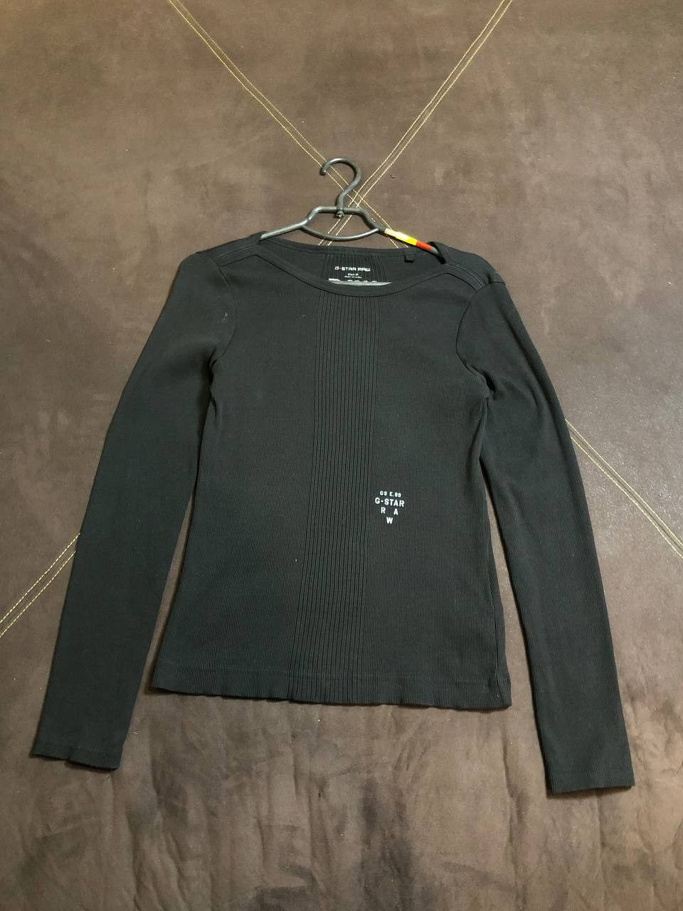 G-Star G-Star RAW Slim Rib Boatneck Long Sleeve Top Size M / US 6-8 / IT 42-44 - 1 Thumbnail