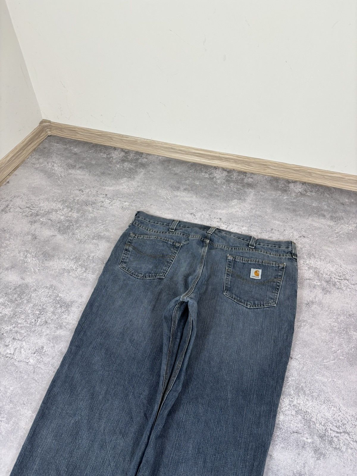 Carhartt Carhartt Men’s Denim Jeans Relaxed Fit USA Workwear Straight Size US 40 / EU 56 - 12 Thumbnail