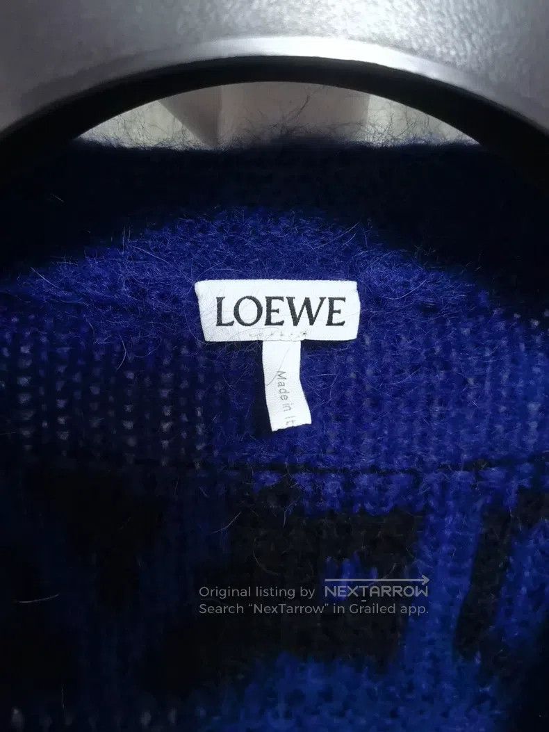 Loewe Loewe Blue Polar Bear Mohair Cardigan Size S / US 4 / IT 40 - 3 Thumbnail