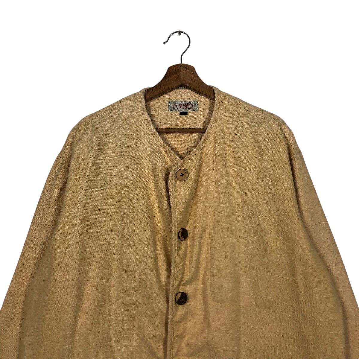 Japanese Brand 📌Vintage Chore Worker Jacket Y Collar Mike Birnes Kapital Size US L / EU 52-54 / 3 - 4 Thumbnail