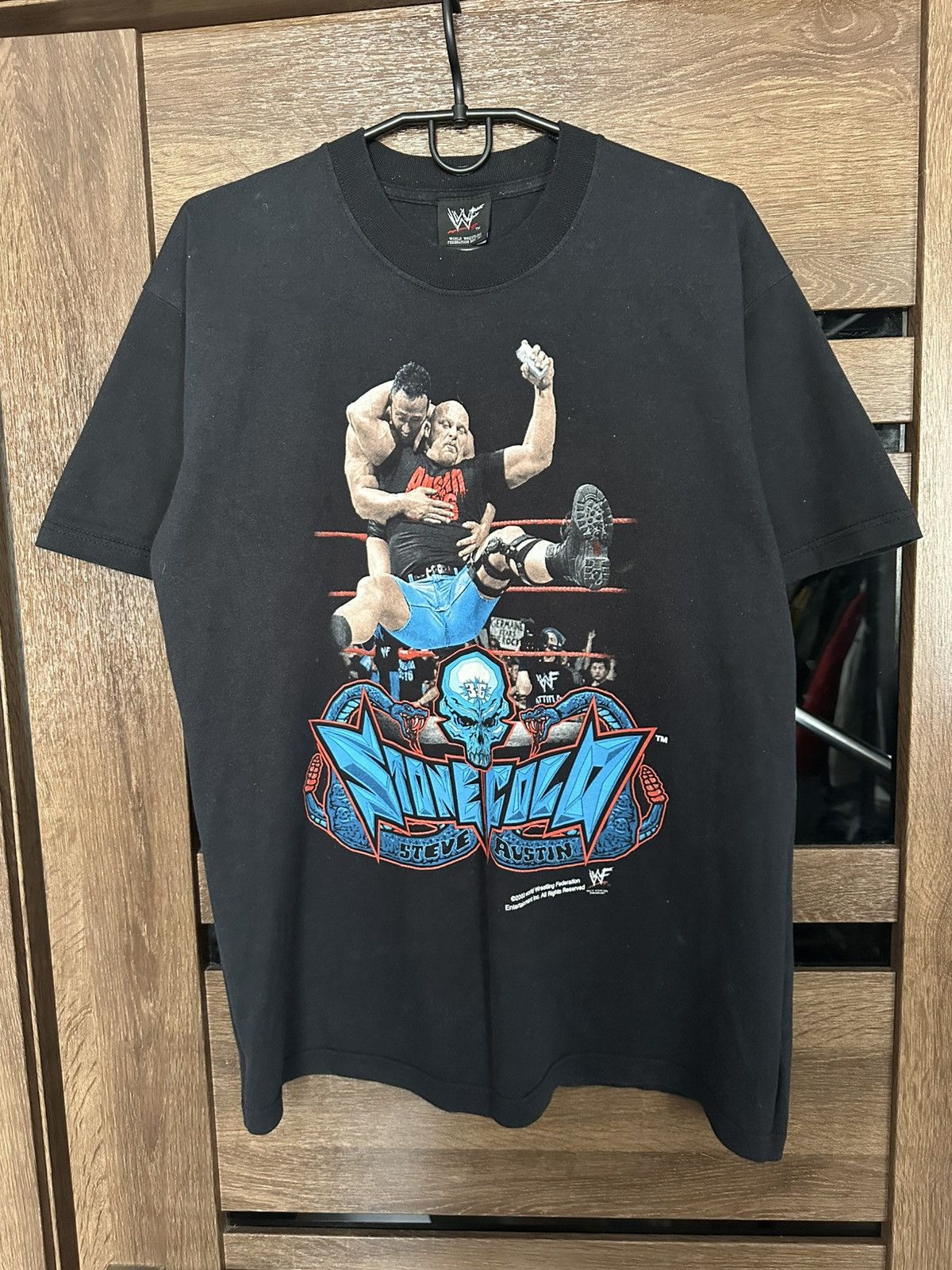 WWF 2000 Steve Austin Stone Cold WWF Vintage T-Shirt Tee Size US M / EU 48-50 / 2 - 3 Thumbnail