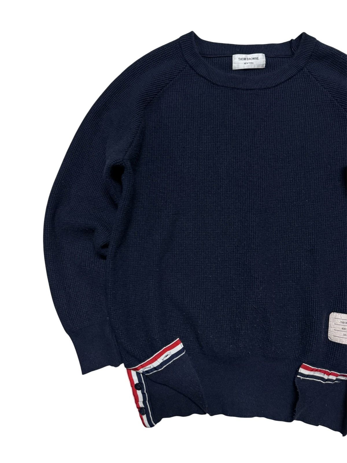 Thom Browne THOM BROWNE WAFFLE JUMPER KNITWEAR SWEATSHIRT SIZE 1 Size US S / EU 44-46 / 1 - 9 Thumbnail
