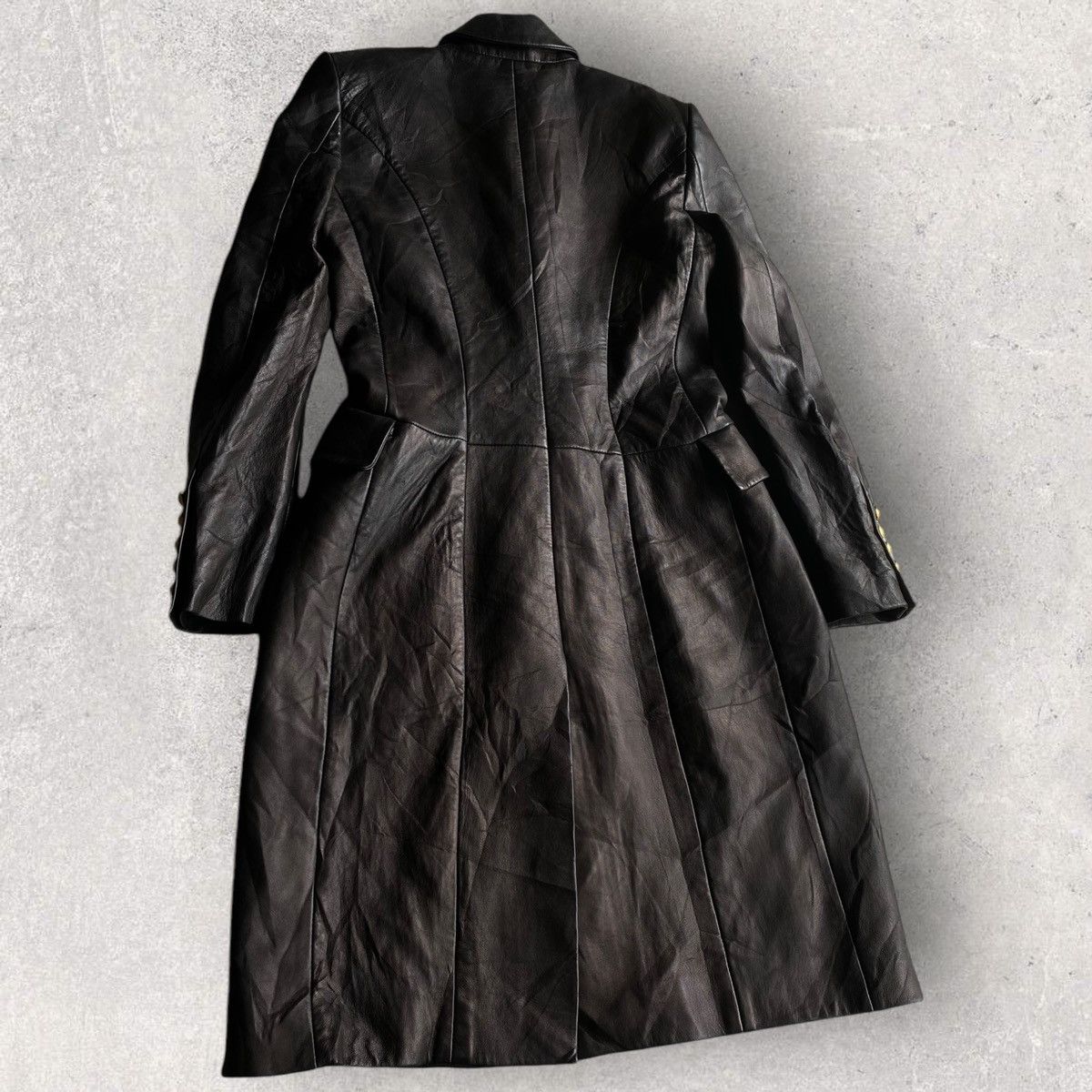 Balmain Balmain Double Breasted Sheep Leather Coat Size S / US 4 / IT 40 - 5 Thumbnail