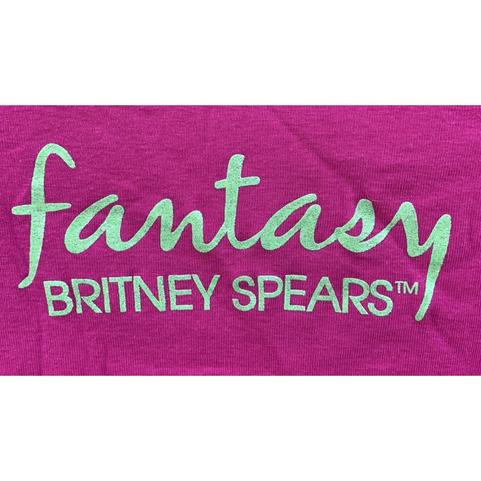 Vintage Fantasy Britney Spears t-shirt spell out Pink One Size T-Shirt Womens Size ONE SIZE - 5 Thumbnail