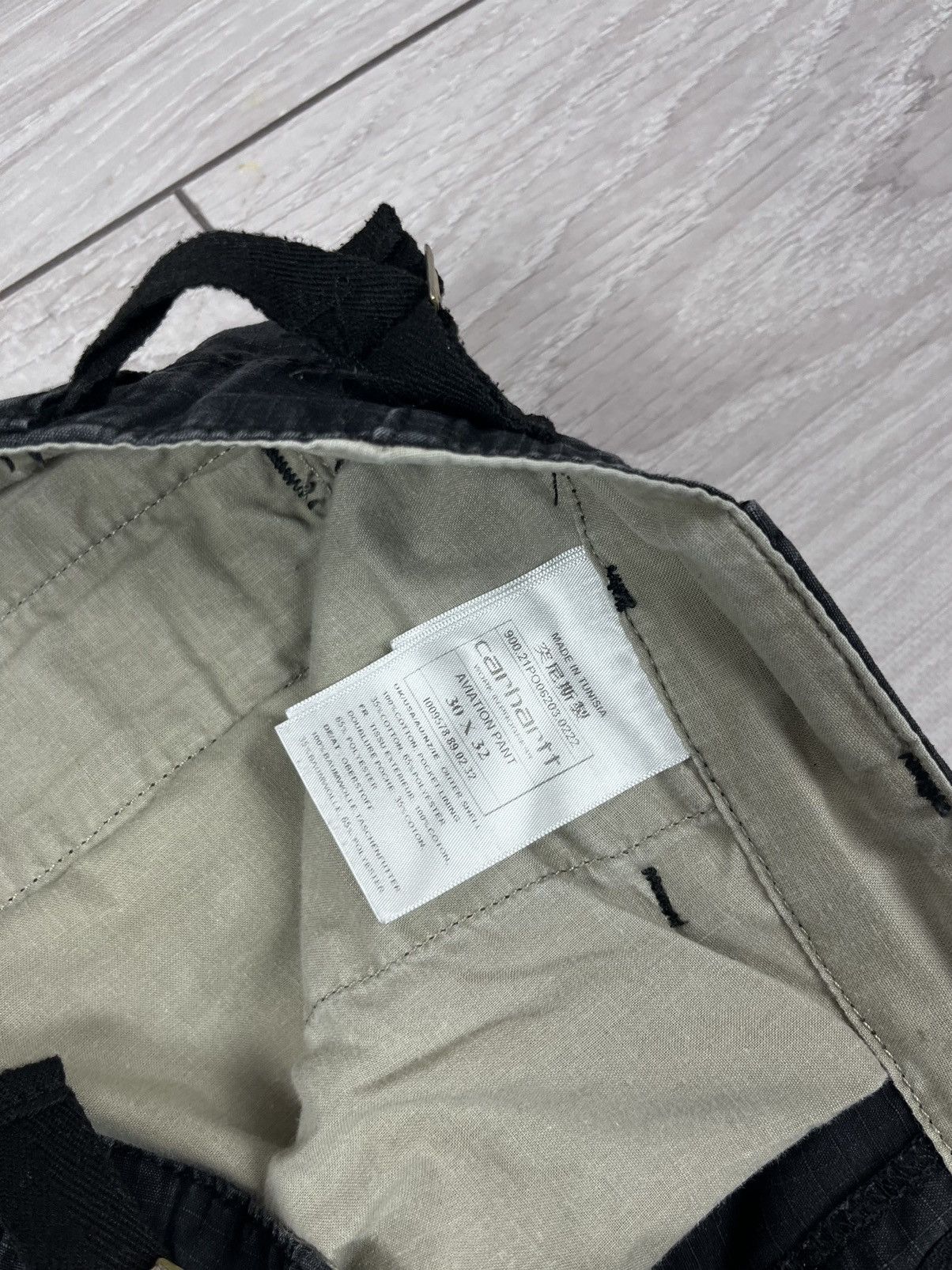 Carhartt Carhartt Aviation Black Cargo Pocket Pants Size US 30 / EU 46 - 9 Thumbnail