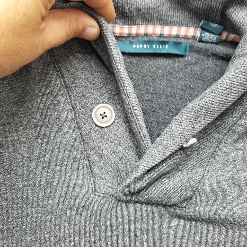 Perry Ellis Perry Ellis Sweater Men Small Pullover Shawl Neck Pockets Size US S / EU 44-46 / 1 - 5 Thumbnail