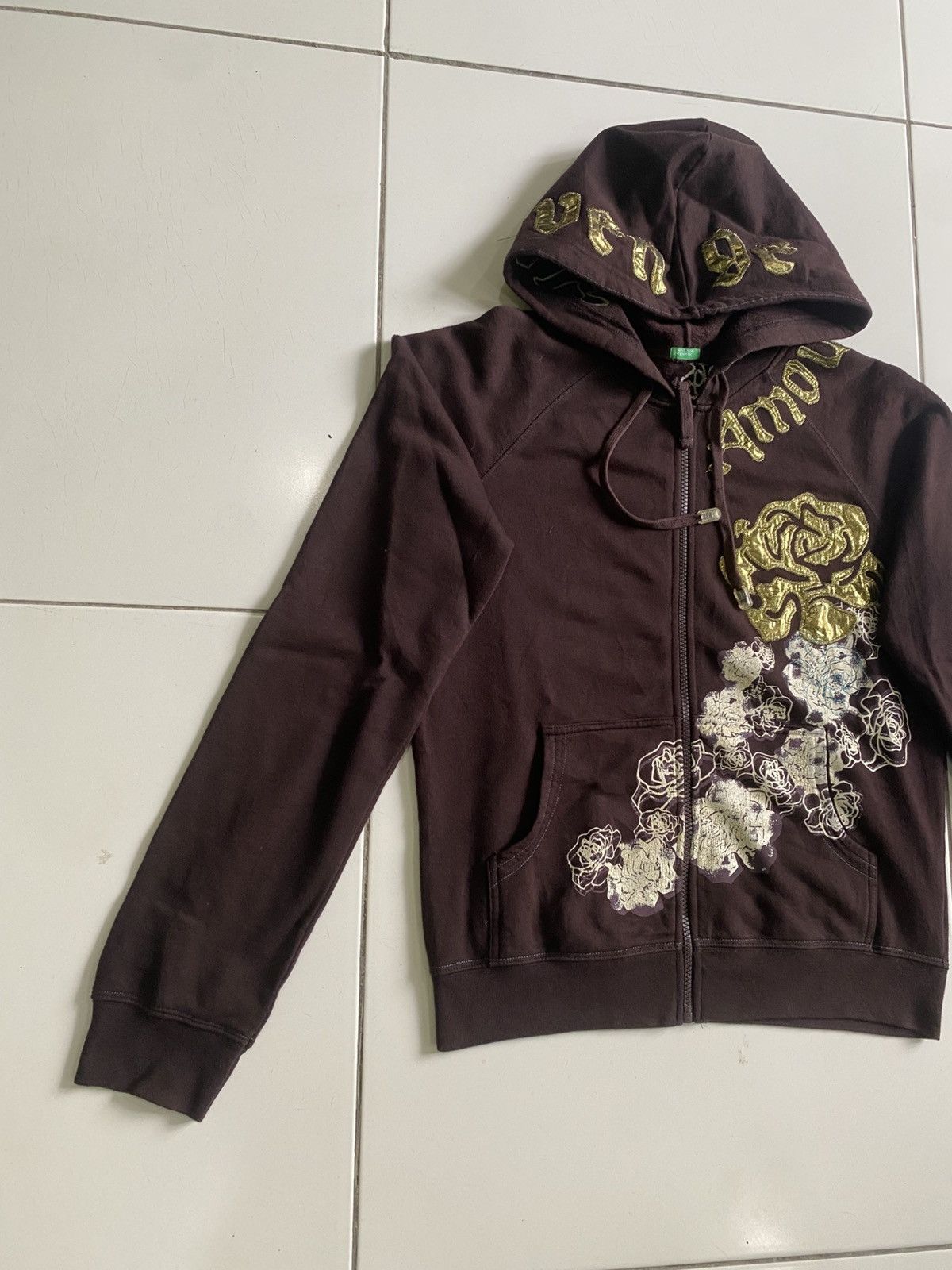 United Colors Of Benetton Revenge Amourous Souvenic Style zip up Hoodie Size US L / EU 52-54 / 3 - 3 Thumbnail