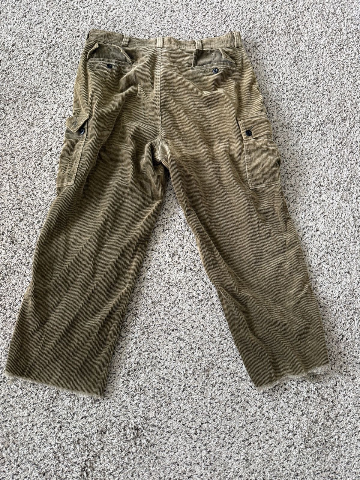 Polo Ralph Lauren Vintage Light Brown Polo Ralph Lauren Corduroy Baggy Pants Size US 37 - 4 Thumbnail