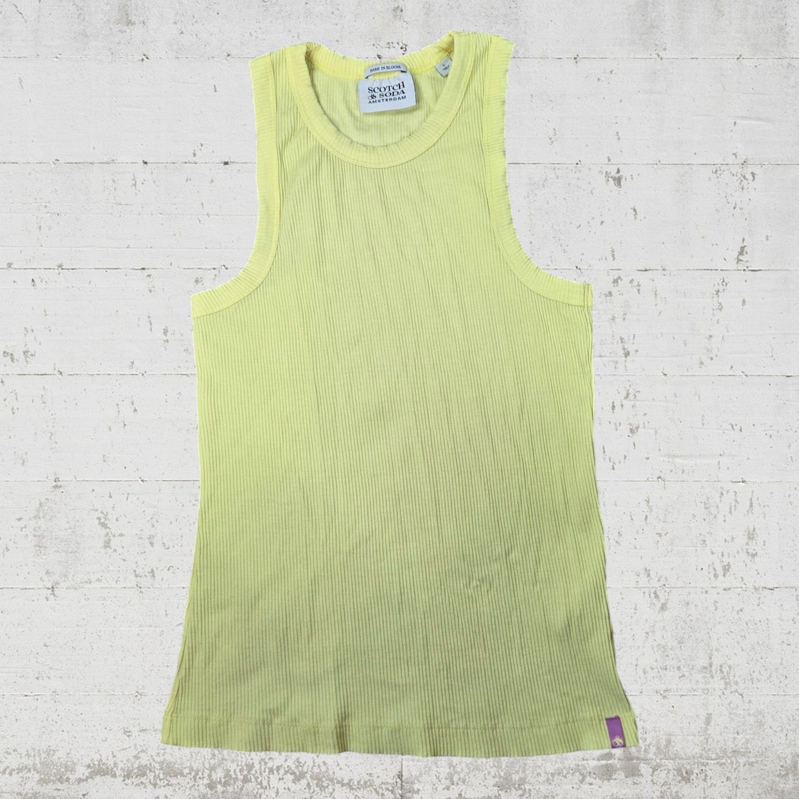 Scotch & Soda Scotch and Soda Yellow Racerback Tank Size Large Size L / US 10 / IT 46 - 2 Thumbnail