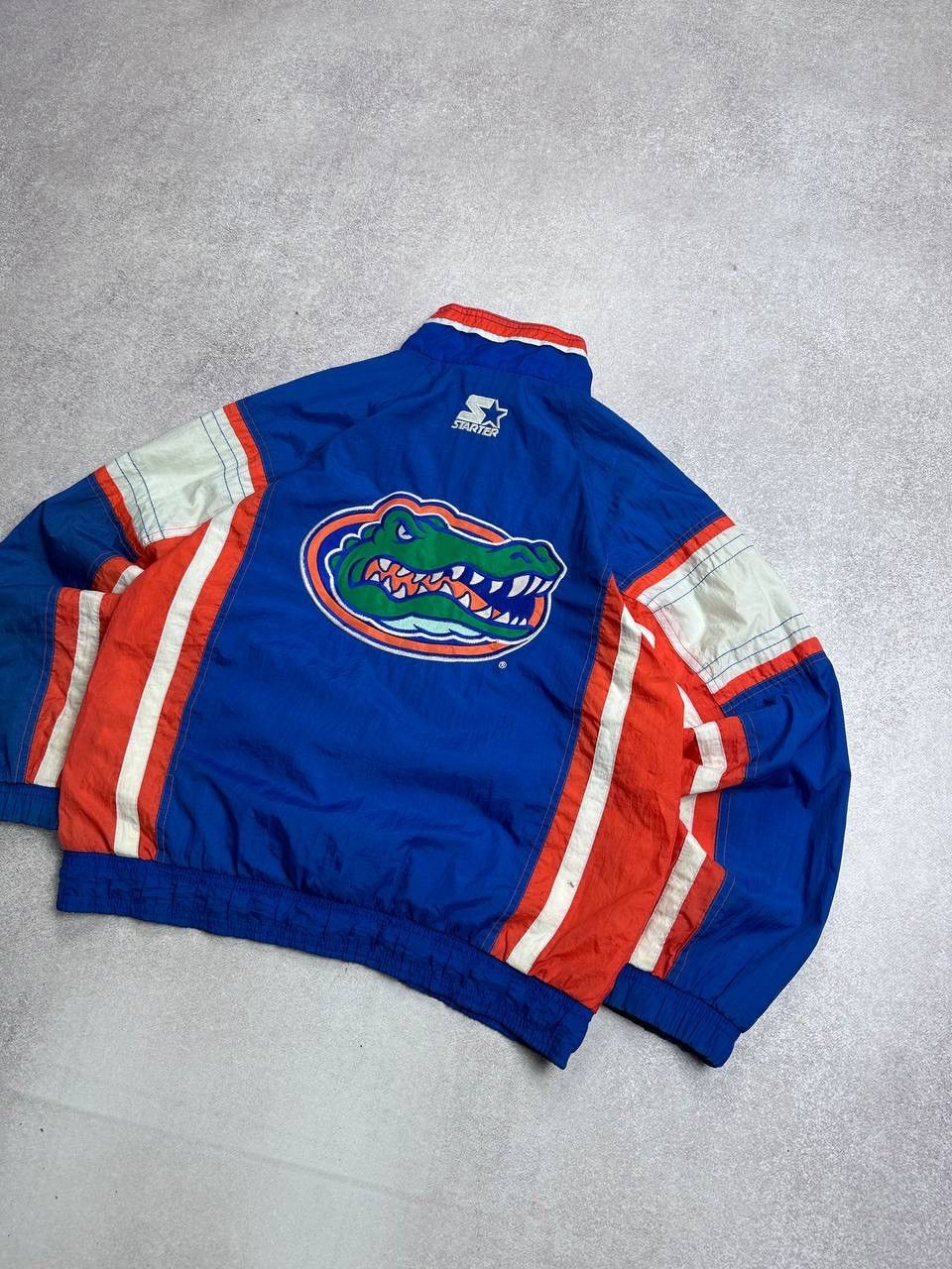 Starter Vintage 90s Starter Florida Gators Nylon Olympic Jacket M Size US M / EU 48-50 / 2 - 2 Thumbnail