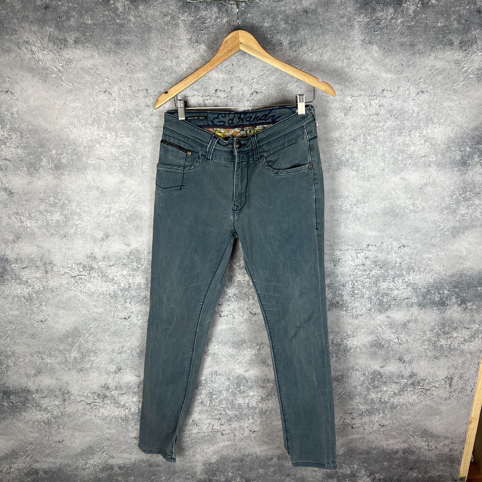 Ed Hardy Ed Hardy Jeans Men's Size 32 Blue ` Size US 32 / EU 48 - 1 Thumbnail