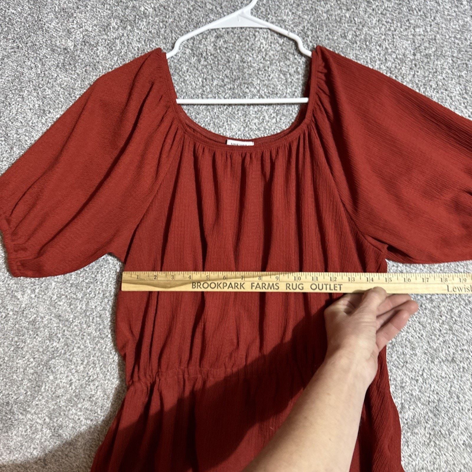 Nine West Peplum Top Womens XL Cottagecore Peasant Prairie Boho Y2K Size XL / US 12-14 / IT 48-50 - 3 Thumbnail
