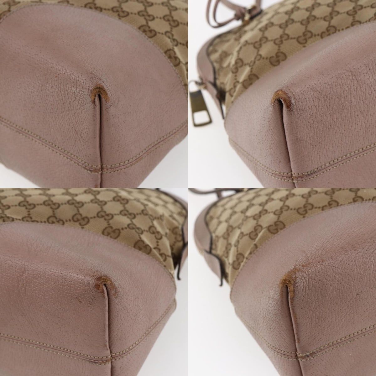 Gucci GUCCI GG Canvas Shoulder Bag Beige Gold Size ONE SIZE - 10 Thumbnail
