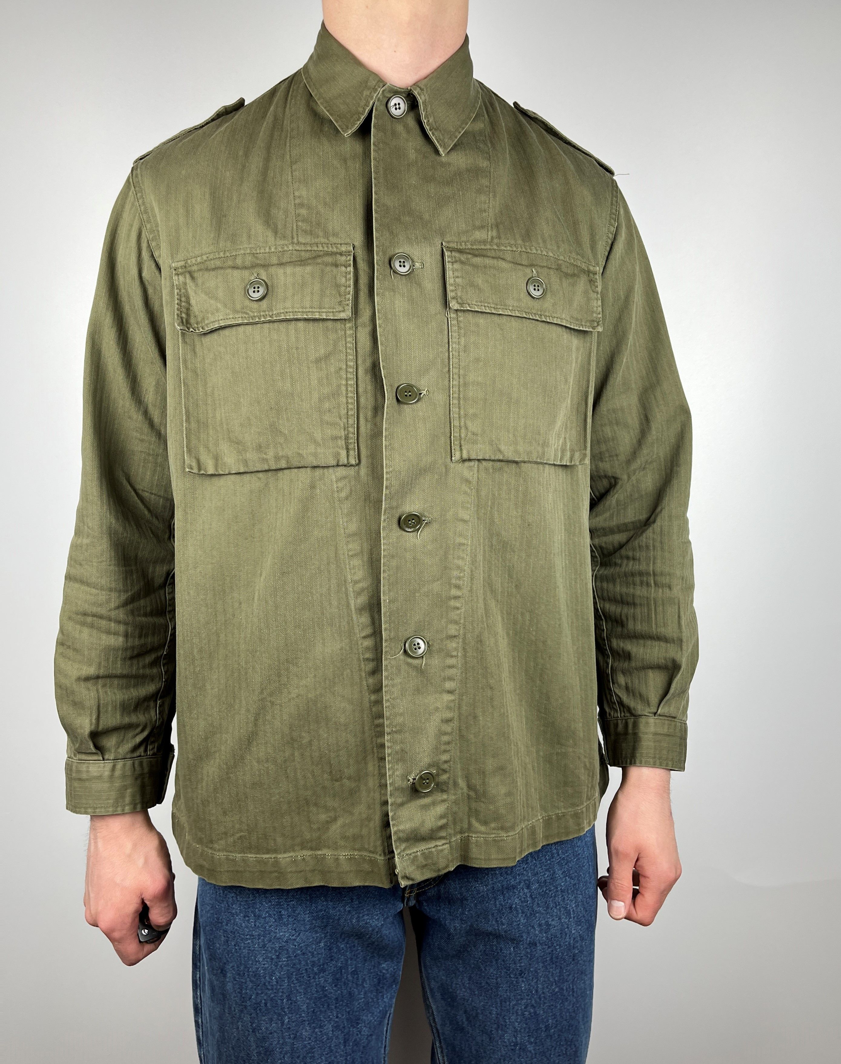 Le Laboureur 70s Vintage Neirynck-Confectie Lendelede Army Field Jacket Size US M / EU 48-50 / 2 - 6 Thumbnail