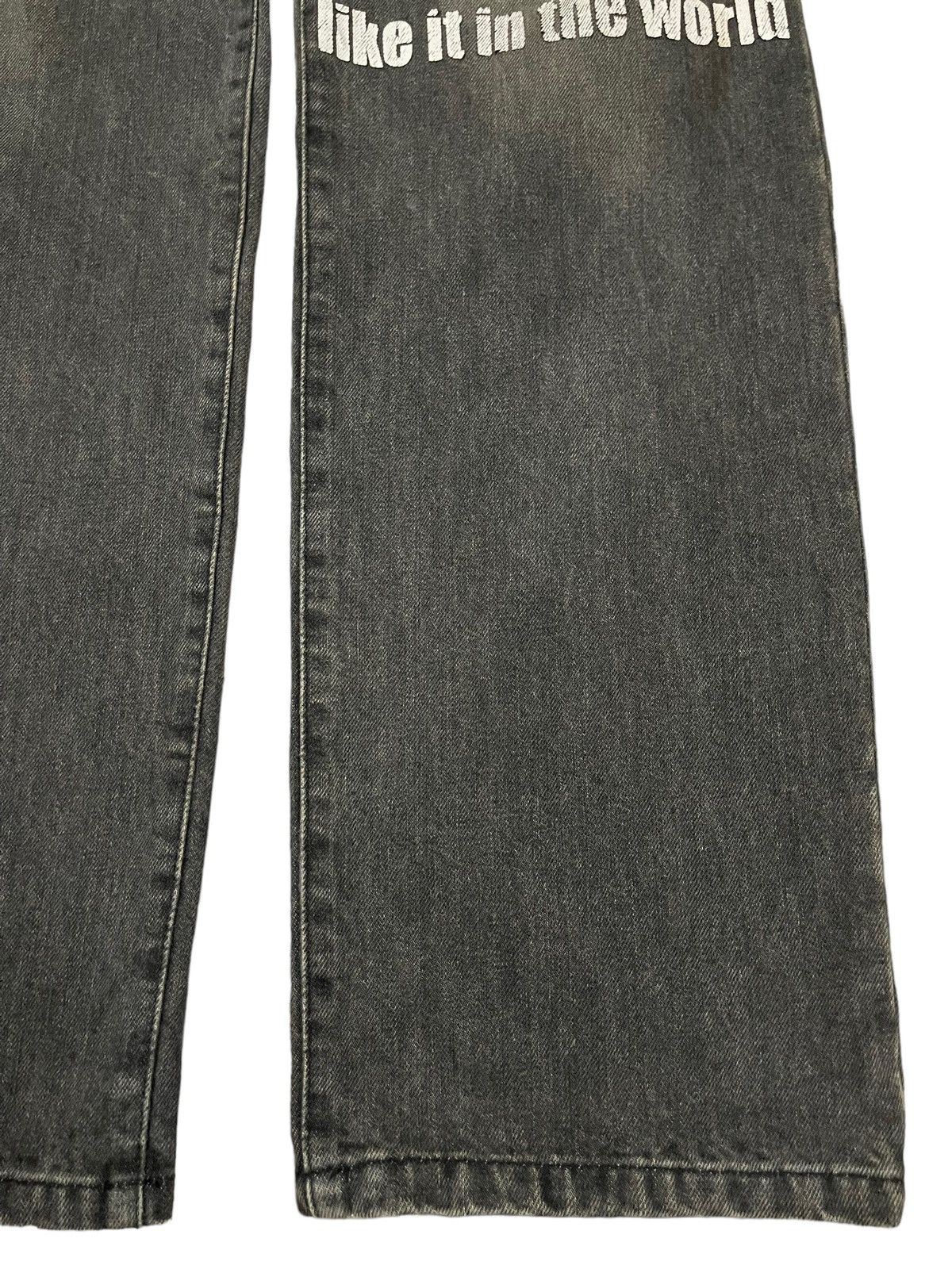 Beauty Beast Vintage Japanese Brand Painted Style Loose Jeans Size US 30 / EU 46 - 6 Thumbnail