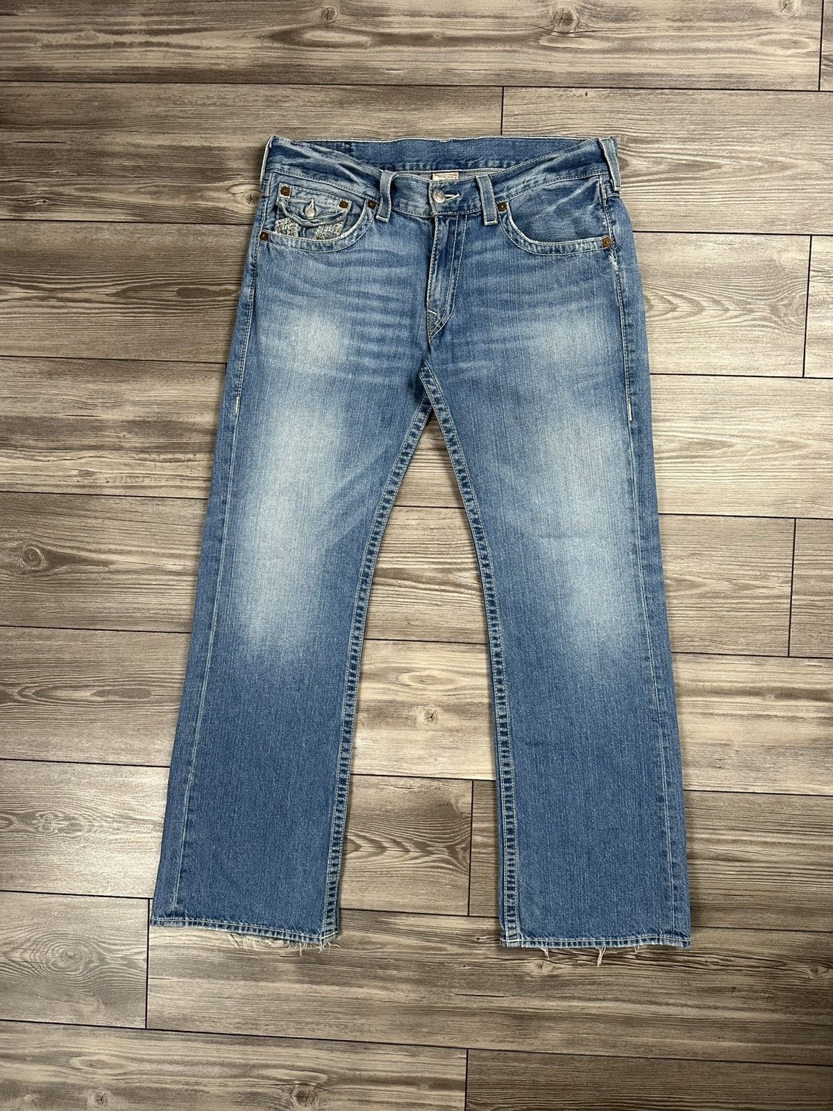 True Religion Crazy Y2K True Religion Boot Cut Jeans Size US 38 / EU 54 - 2 Thumbnail