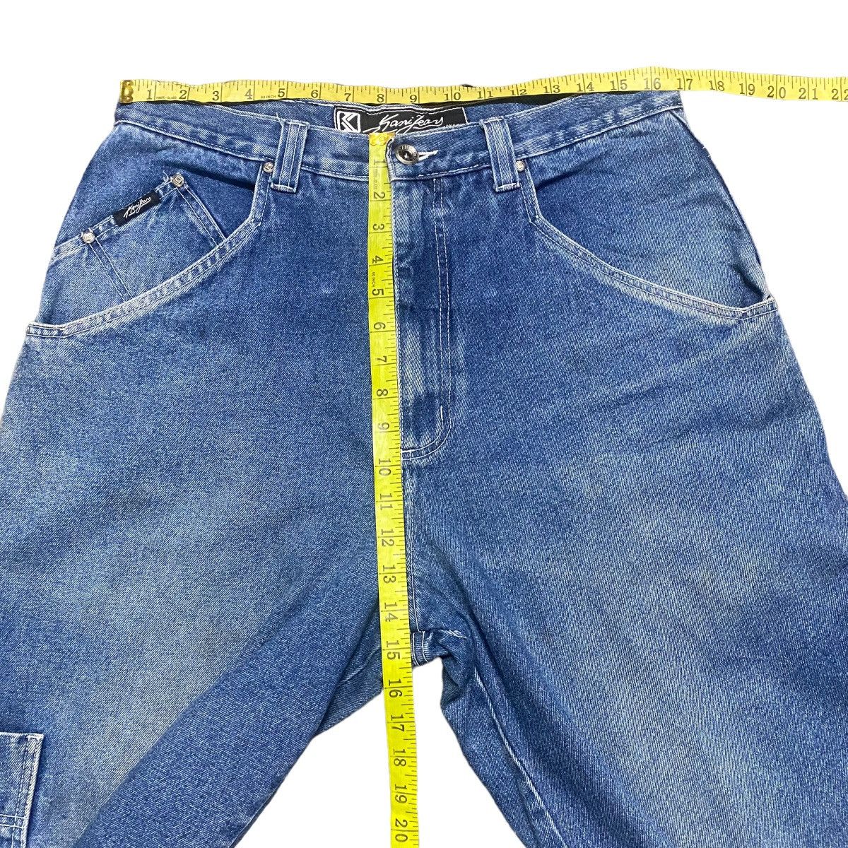 Karl Kani Vintage Kani Denim Carpenter Baggy Pants Size US 33 - 17 Thumbnail