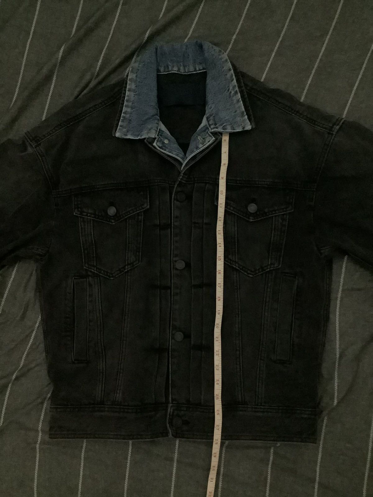 Juun.J Juun. J - S/S21 Layered Double Denim Trucker Jacket Size US S / EU 44-46 / 1 - 13 Thumbnail