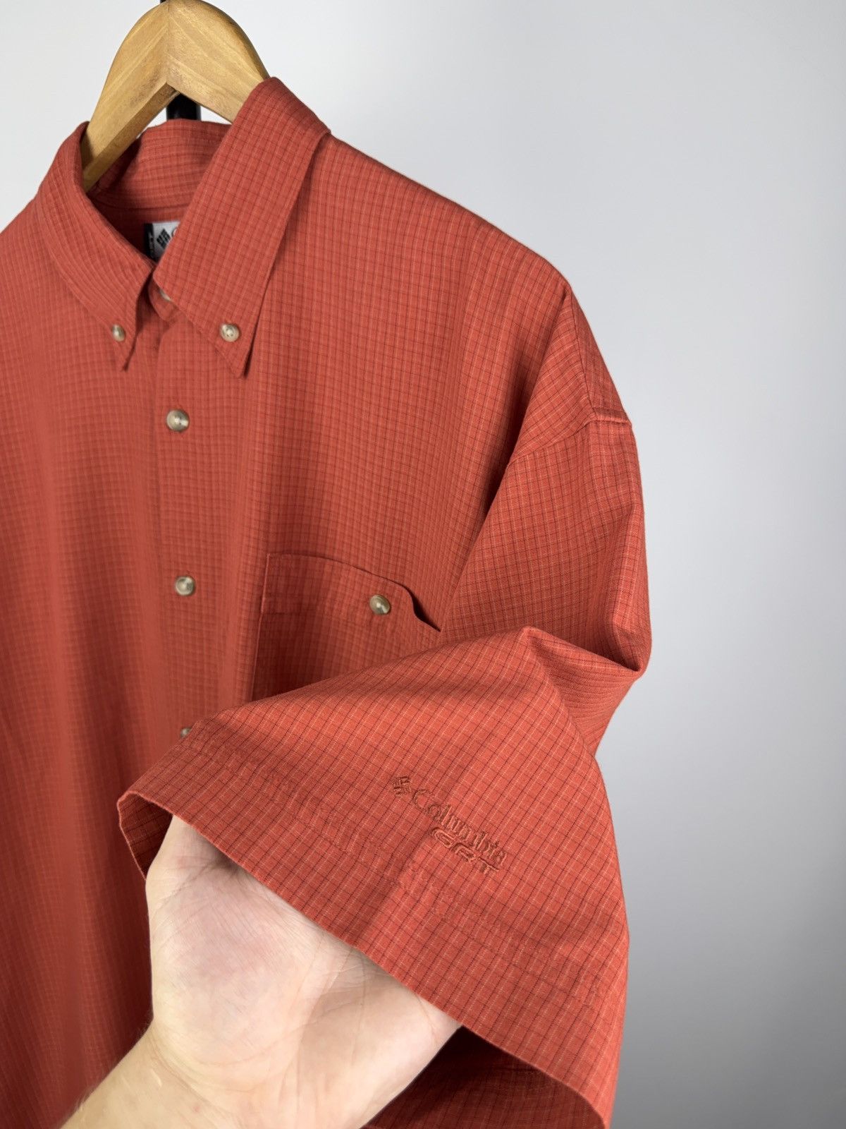 Columbia Vintage 90s Outdoor Columbia Plate Button Ups shirt Size US XL / EU 56 / 4 - 3 Thumbnail