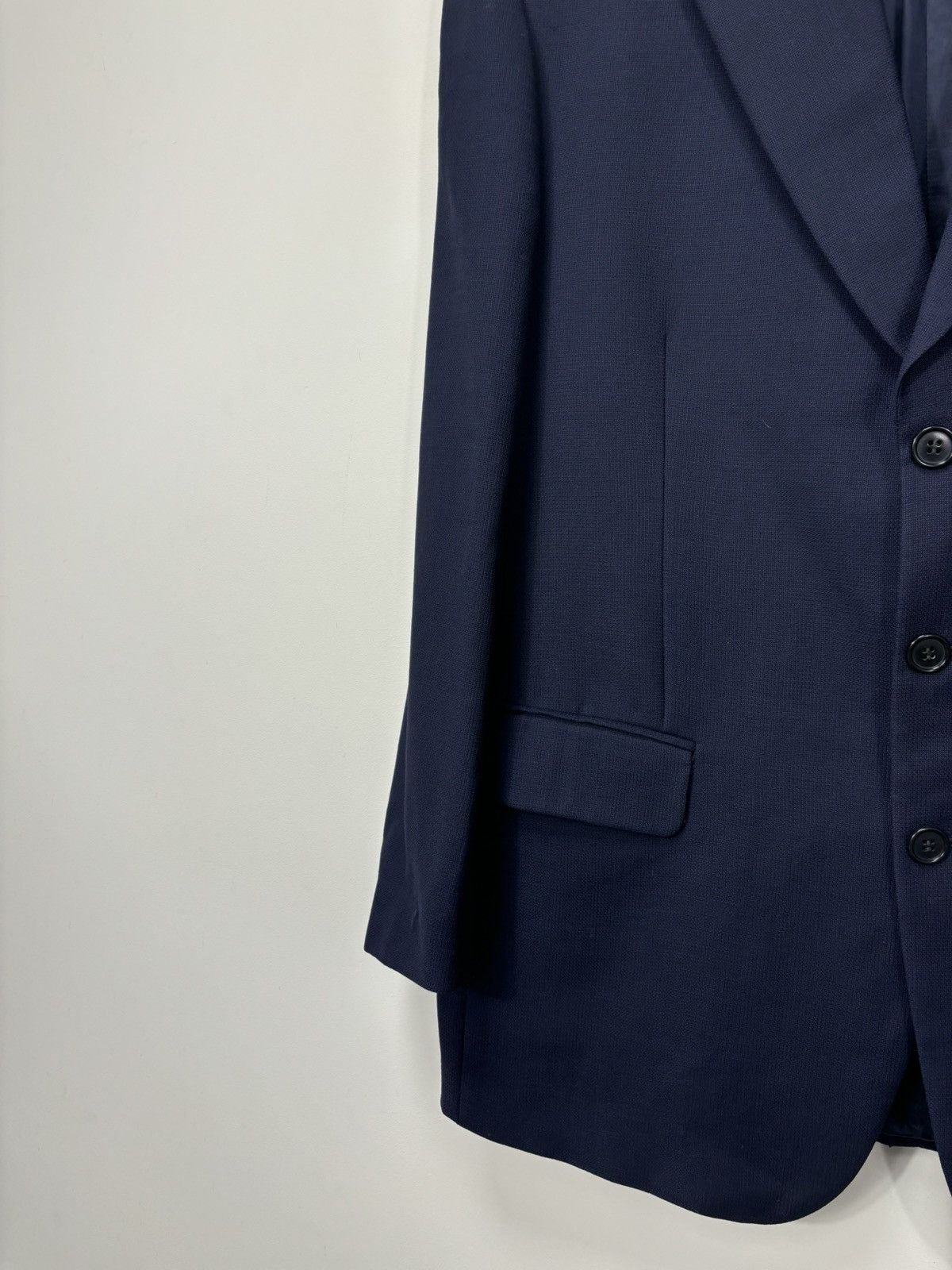 Missoni Vintage Missoni Example Navy Luxury Wool Blazer Jacket Size 46R - 7 Thumbnail