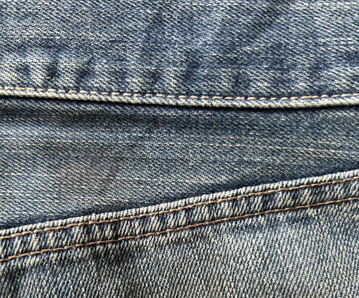 Kapital Thrashed Vintage Edwin 505 Selvedge Dirty Denim Jeans Size US 35 - 12 Thumbnail