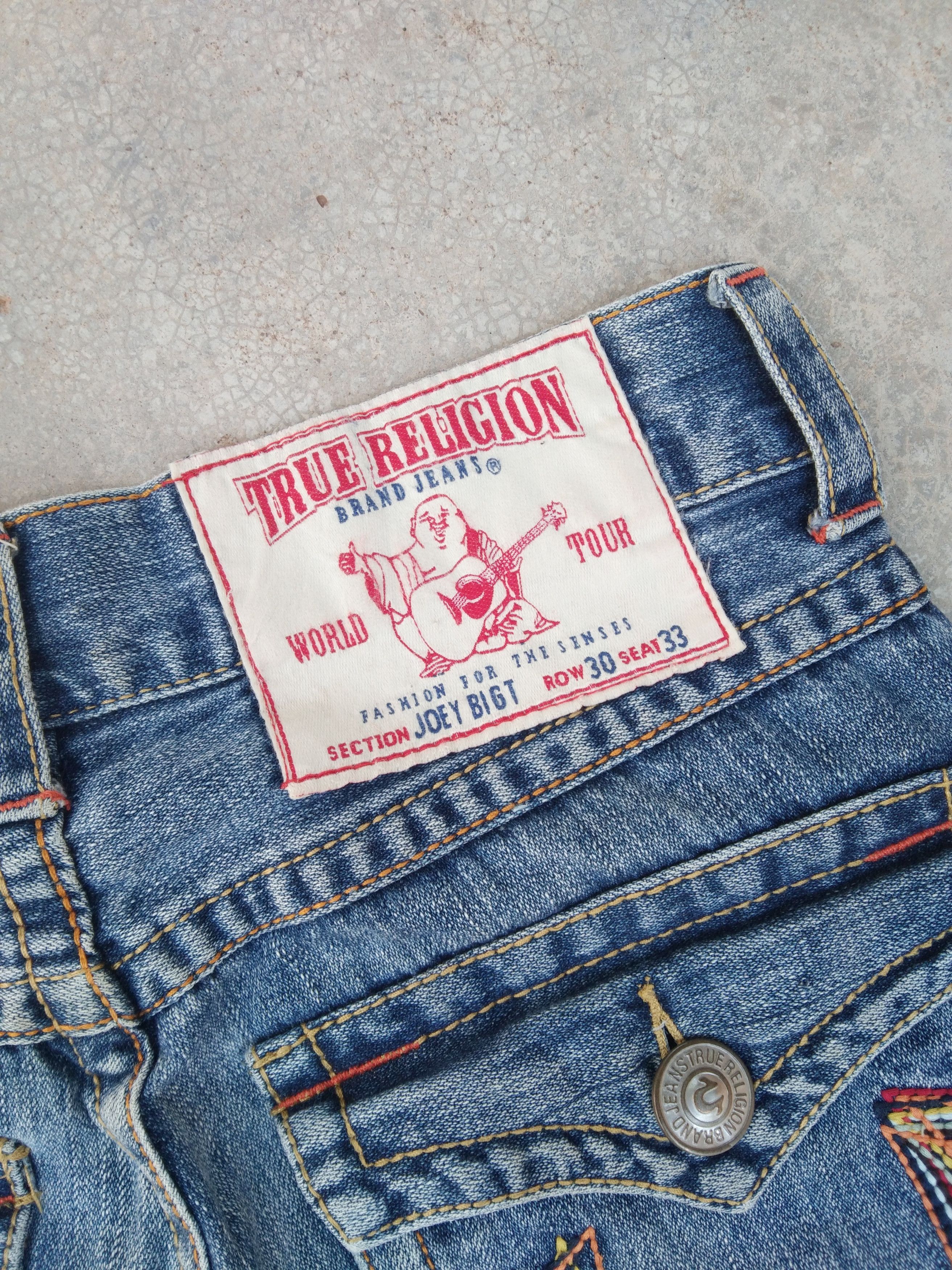True Religion Vintage True Religion Jeans Men Made In USA 30x32 Size US 30 / EU 46 - 6 Thumbnail