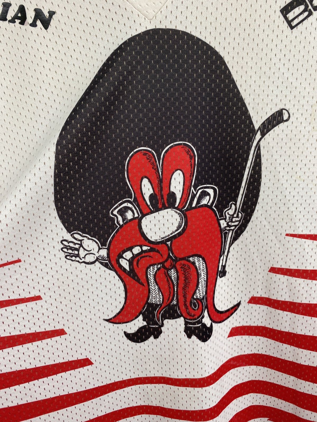 NHL × Nike Vintage 90s Bandits 19 Willimann Hockey Jersey Rare Retro Size US XL / EU 56 / 4 - 7 Thumbnail