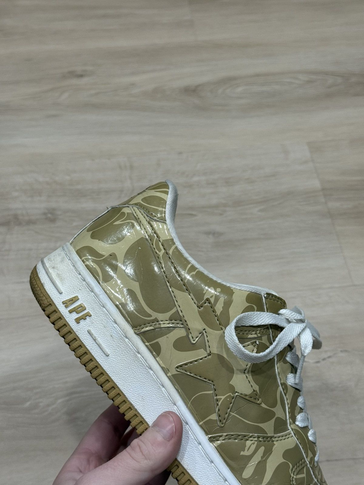 Bape Bape Footsoldier Desert Camo Bapesta Sneaker Size US 12 / EU 45 - 9 Thumbnail
