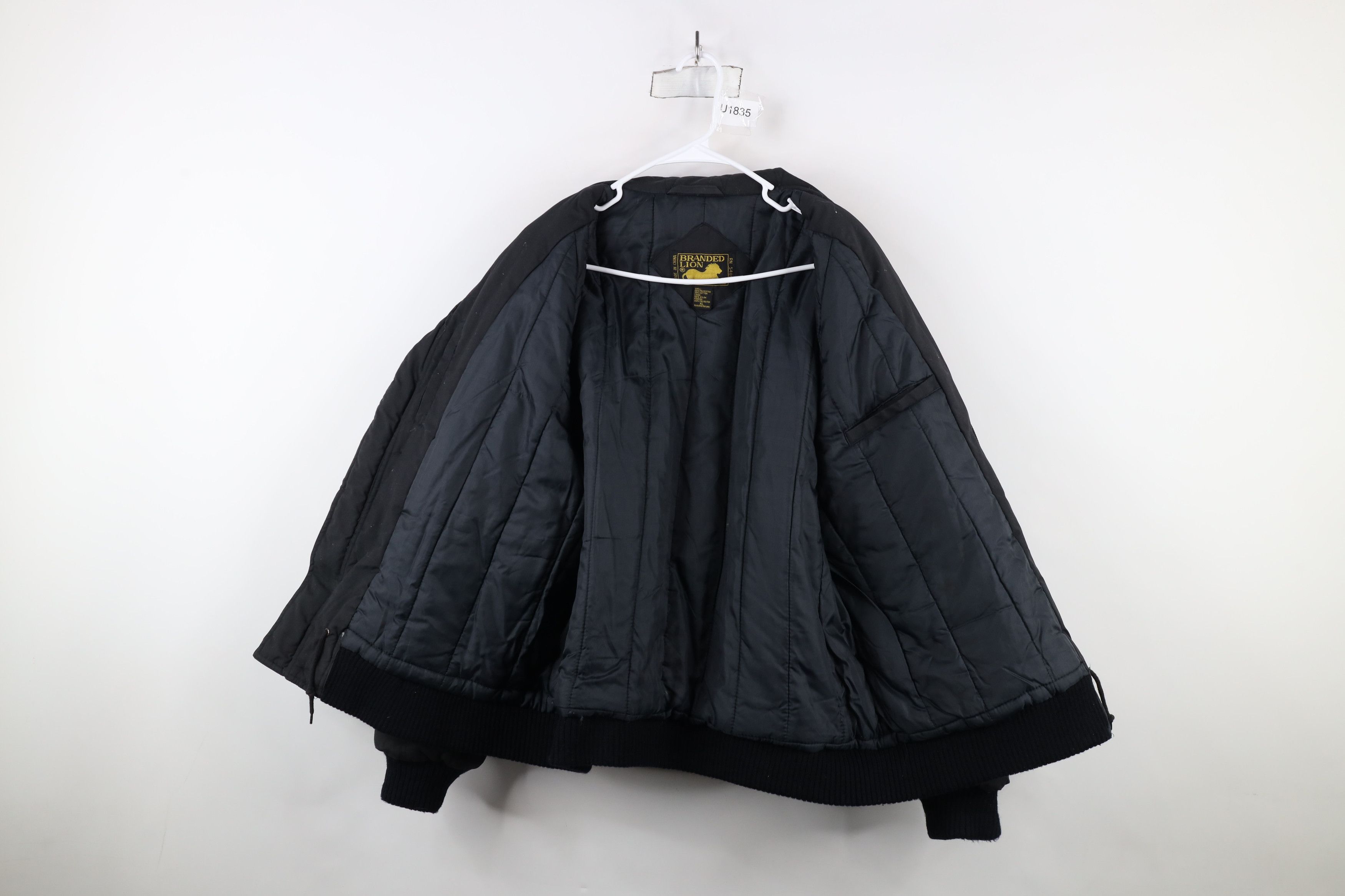 Vintage Vintage 90s Streetwear Quilted Full Zip Puffer Bomber Jacket Size US XL / EU 56 / 4 - 12 Thumbnail