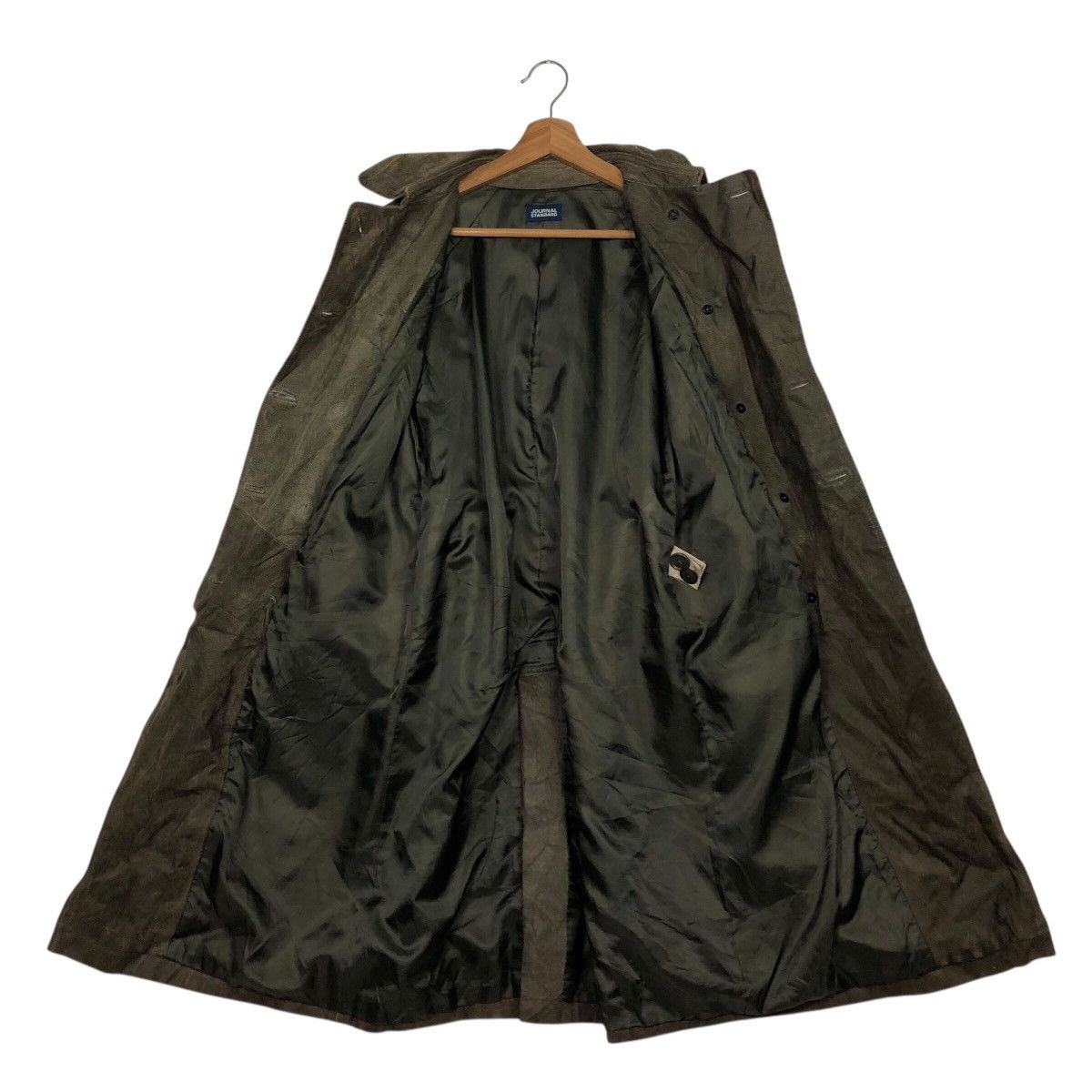 Japanese Brand 📌Vintage Leather Long Jacket Journal Standard Issey Miyake Size US M / EU 48-50 / 2 - 15 Thumbnail