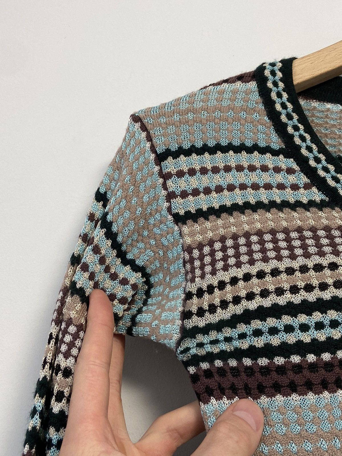 Missoni MISSONI Textured Thin Knit Pullover Sweater Top Size 40 Size M / US 6-8 / IT 42-44 - 11 Thumbnail