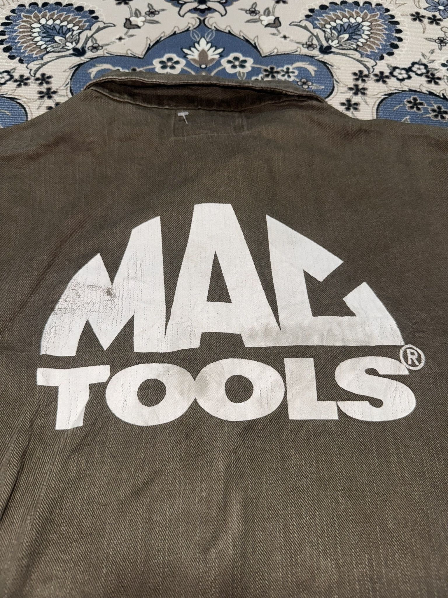 Japanese Brand Vintage MAC Tools Technician Heavy Duty Coverall Size US 38 / EU 54 - 2 Thumbnail