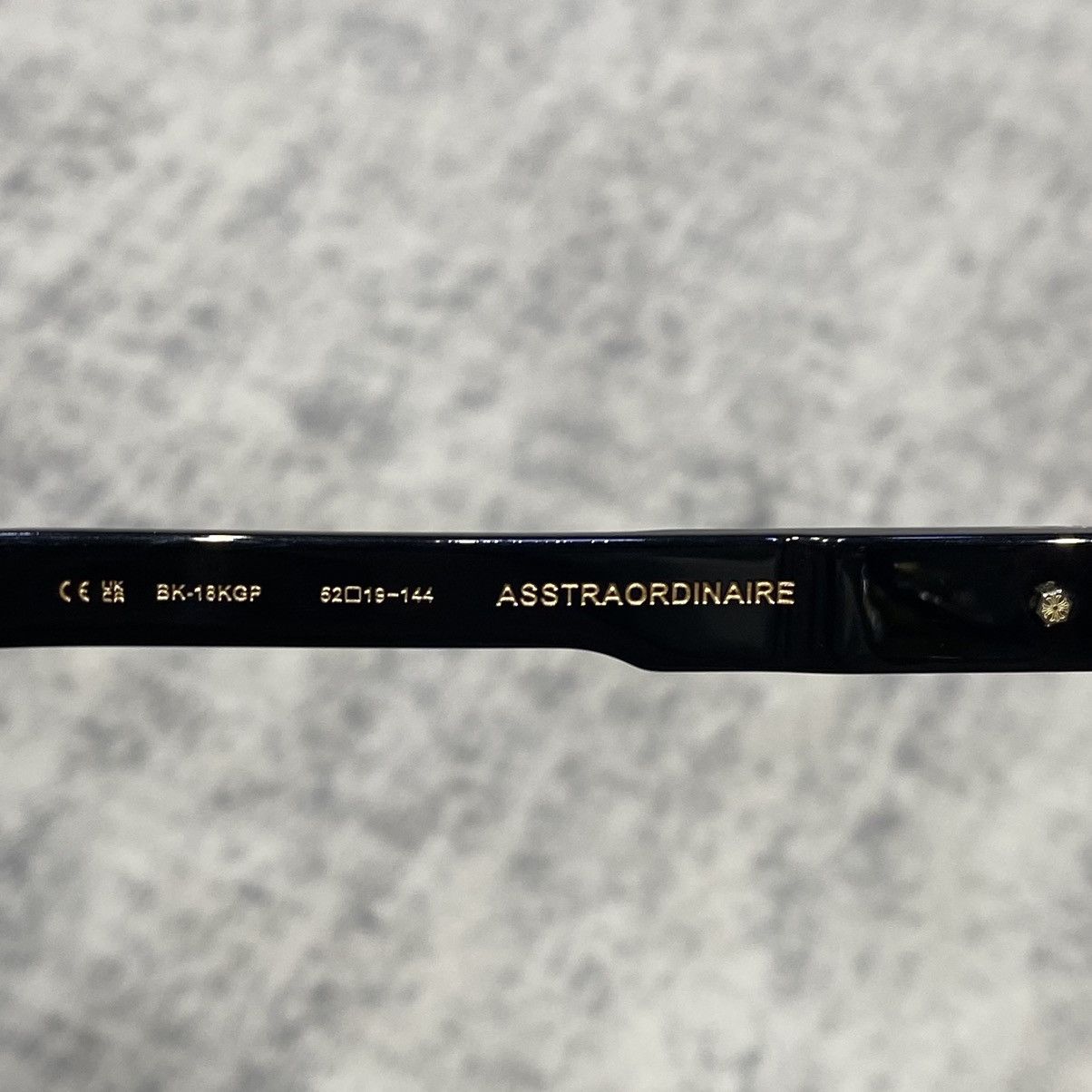 Chrome Hearts CHROME HEARTS ASSTRAORDINAIRE - A BLACK - 18K GOLD PLATED Size ONE SIZE - 8 Thumbnail