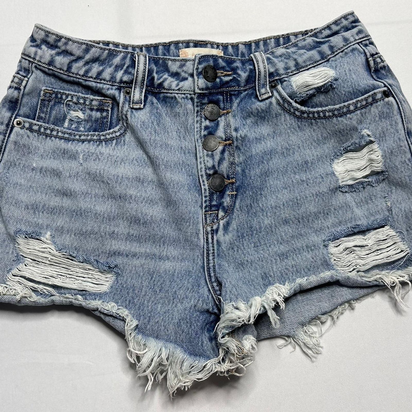 & Other Stories Altard State Size 26 Denim Shorts Size 26" / US 2 / IT 38 - 1 Thumbnail