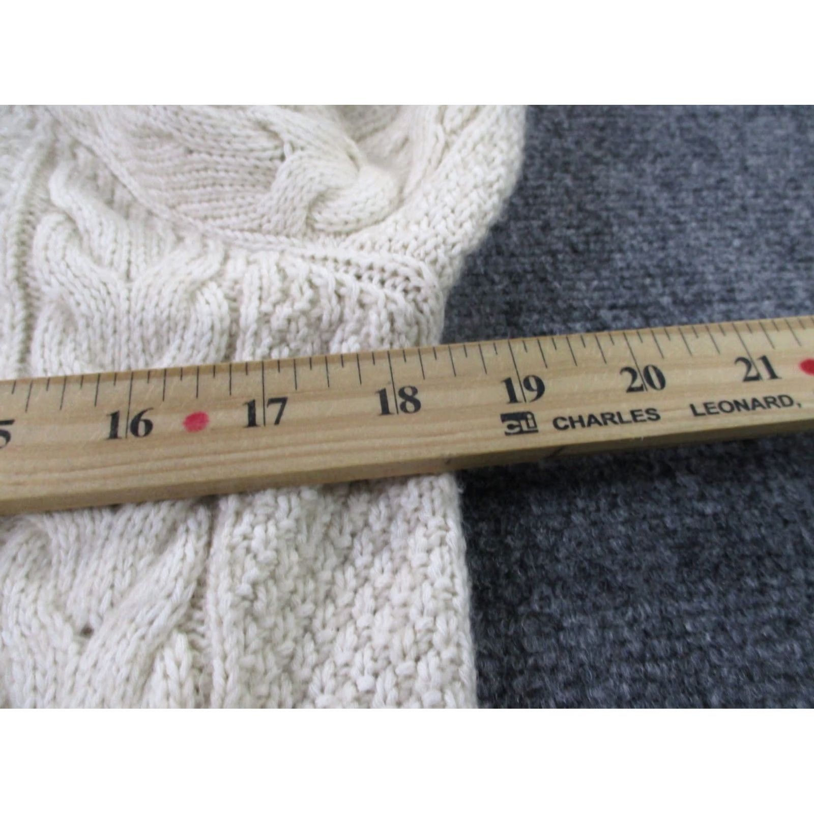 Polo Ralph Lauren Polo Ralph Lauren Sweater Dress Womens M Fall Ivory Crew Neck Pullover Knit Preppy Classic Size M / US 6-8 / IT 42-44 - 5 Thumbnail