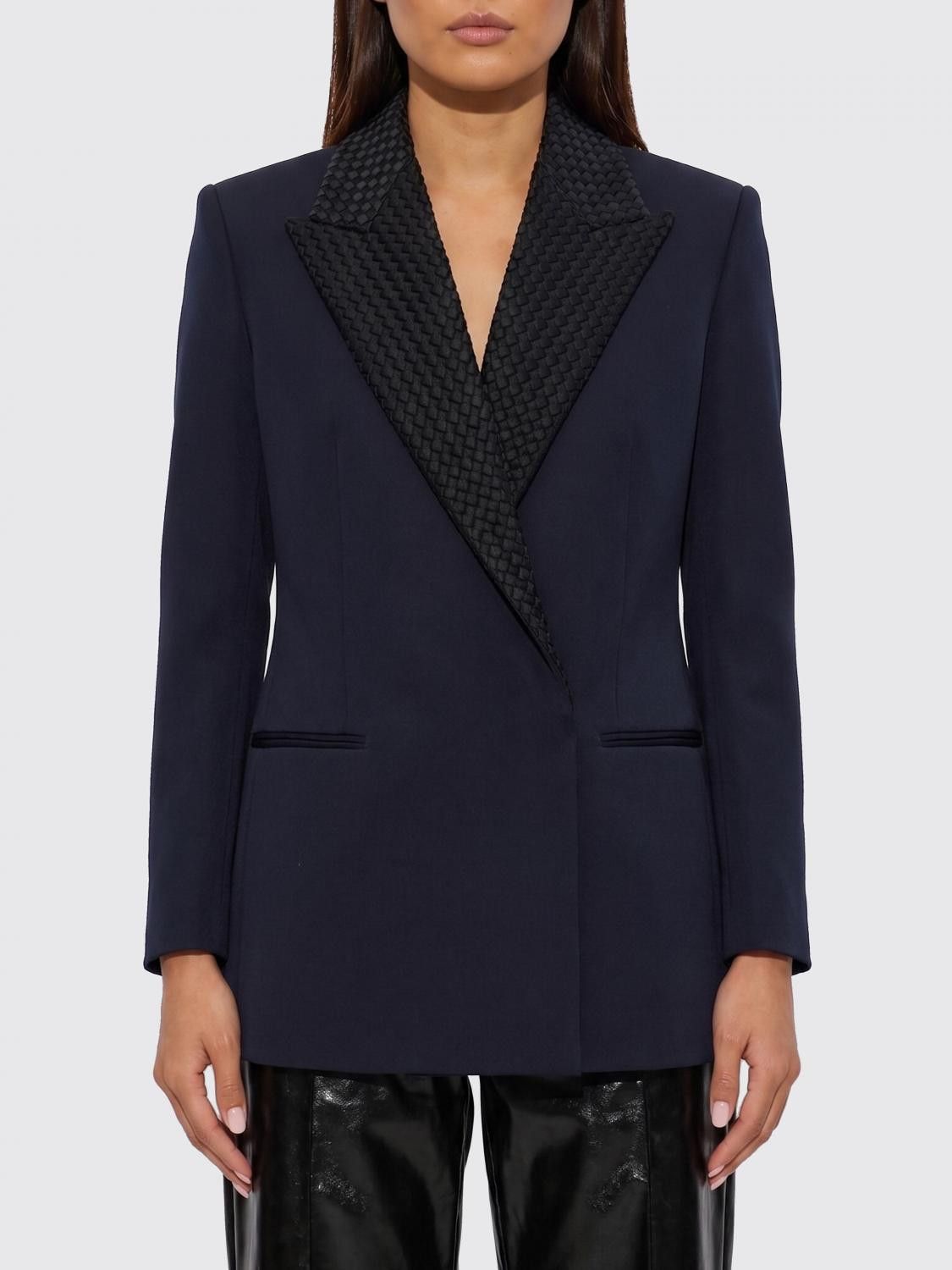 Bottega Veneta Bottega Veneta Jacket Woman Blue Size M / US 6-8 / IT 42-44 - 1 Thumbnail