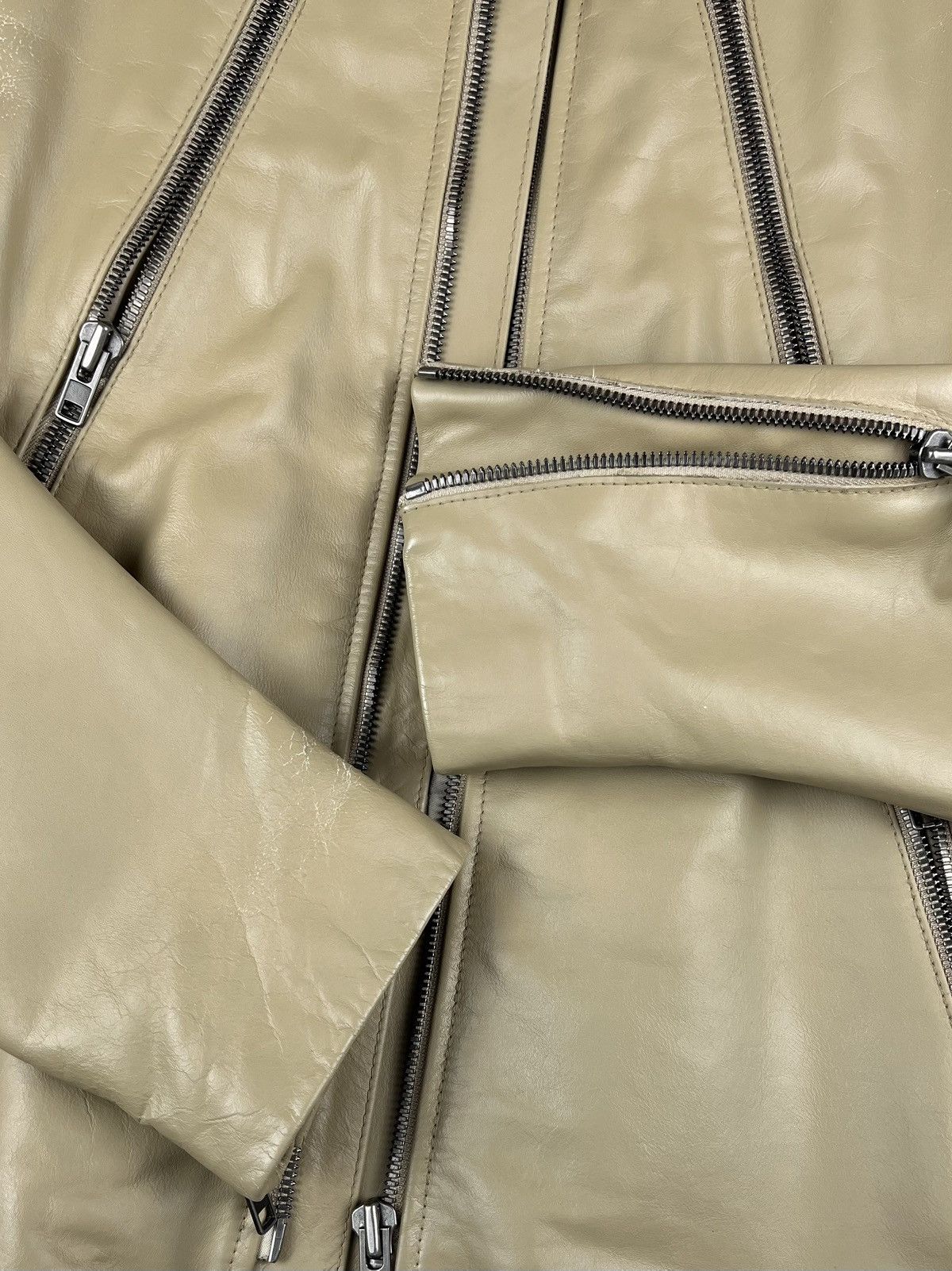 Maison Margiela AW09 Maison Margiela Five Zip Leather Jacket Size US M / EU 48-50 / 2 - 9 Thumbnail