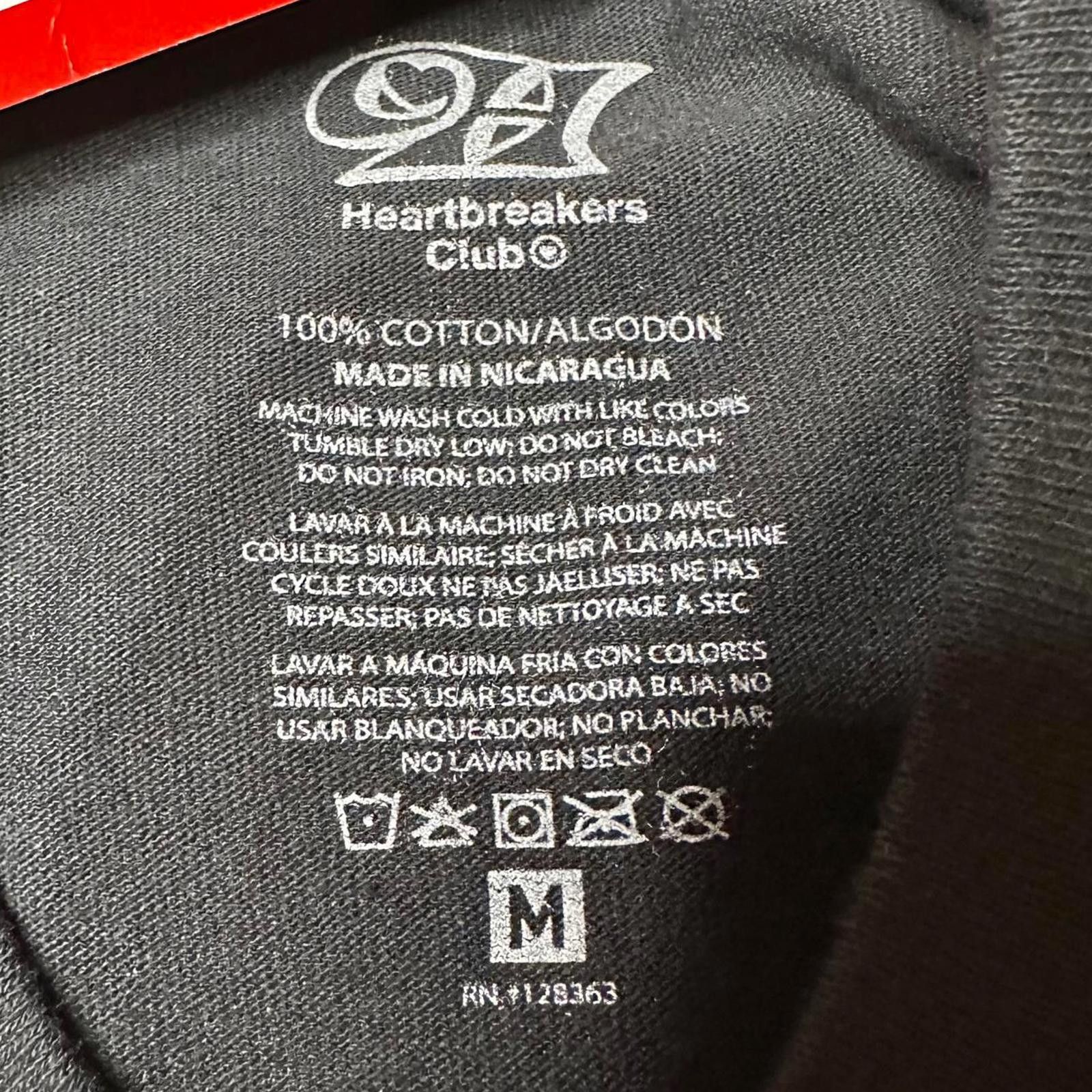Designer NWT Heartbreakers Club Graphic T-Shirt Black Men’s M Size US M / EU 48-50 / 2 - 6 Thumbnail
