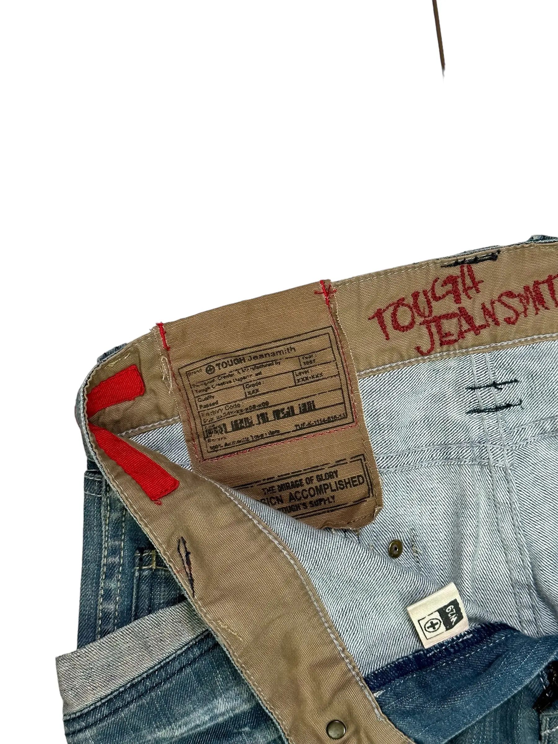 Japanese Brand Tough military distressed jeans Size US 30 / EU 46 - 3 Thumbnail