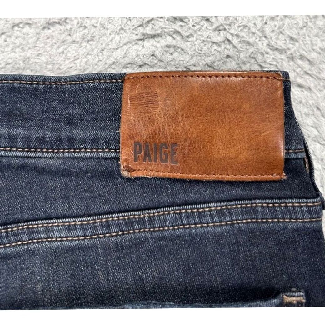 Paige Paige Jeans Mens 36 Dark Blue Distressed Straight Leg Raw Hem Denim Pants Preppy Jeans Shirt? Size US 36 / EU 52 - 7 Thumbnail