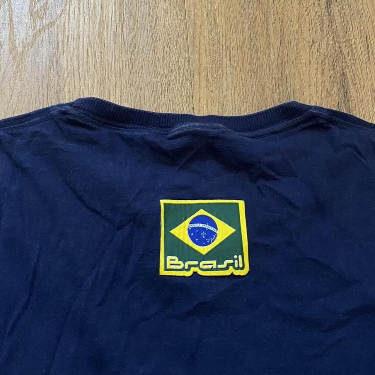 Other Navy and green Brazil t-shirt Big Print Vintage y2k Size US L / EU 52-54 / 3 - 4 Thumbnail