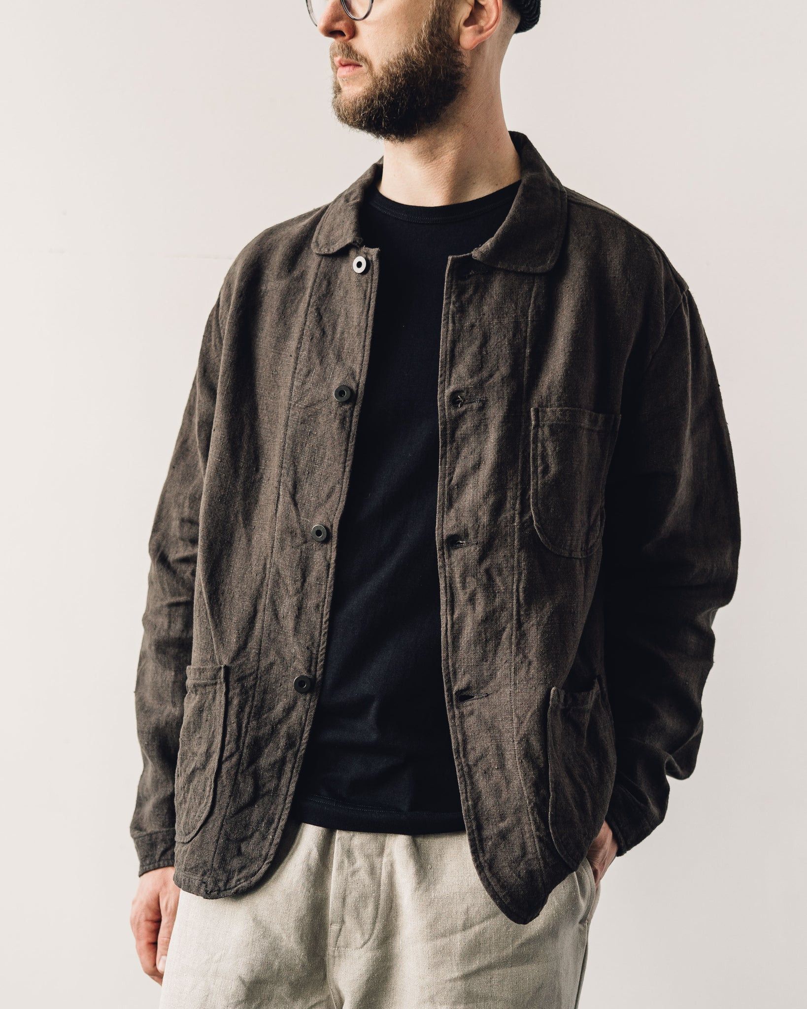 Evan Kinori Bellow Pocket Jacket Lambswool Herringbone | Grailed