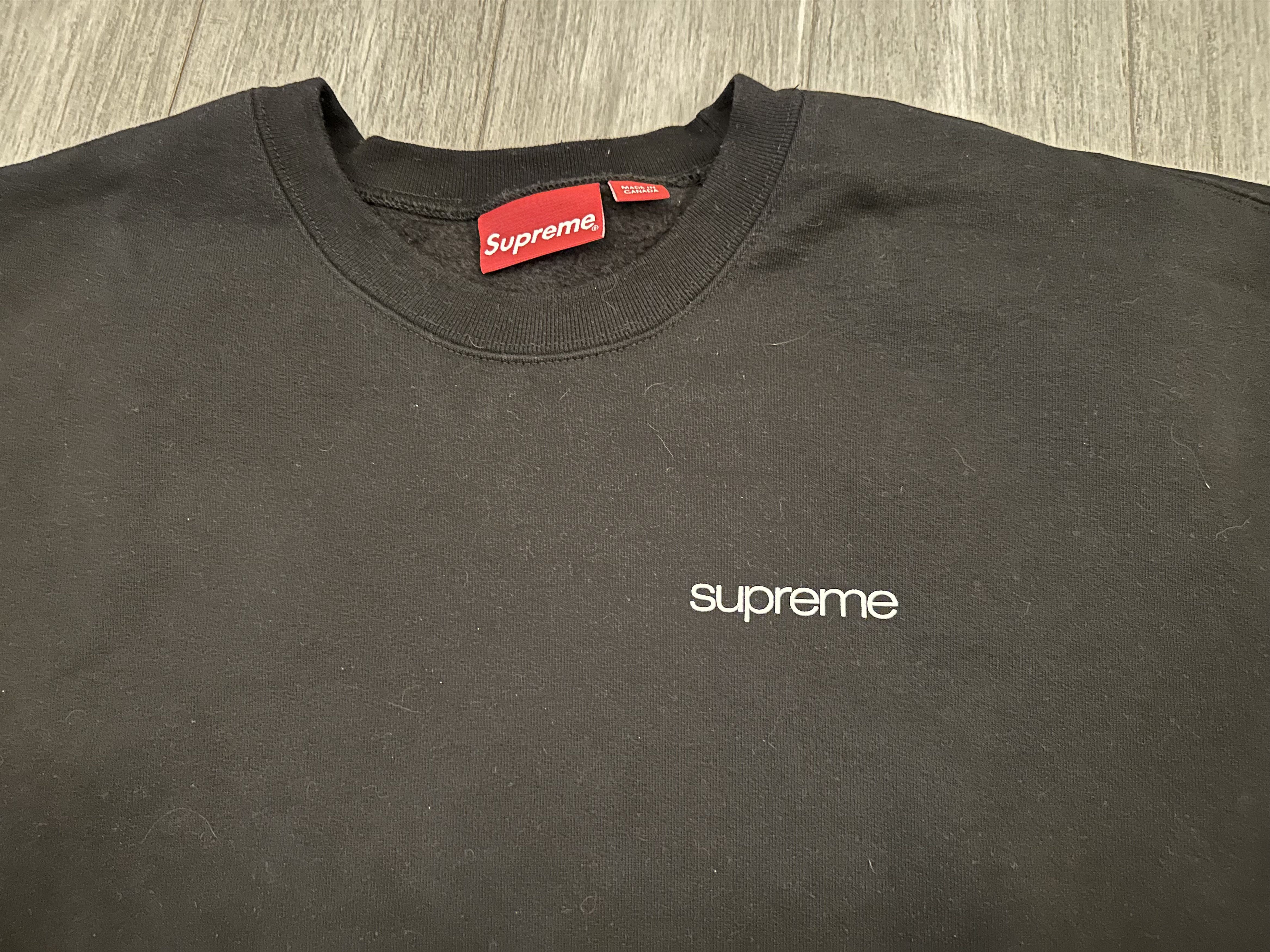 Supreme Supreme NYC Crewneck - XXL Black Size US XXL / EU 58 / 5 - 2 Thumbnail