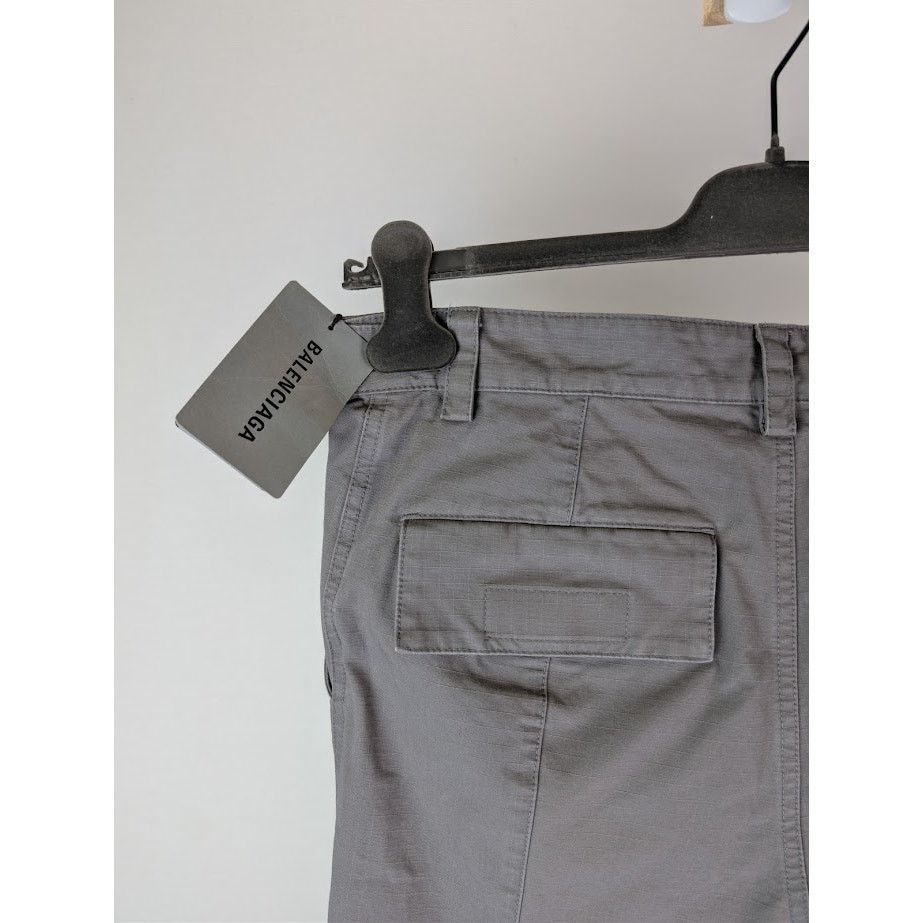 Balenciaga o1rshd1 Cotton Ripstop Pants in Gray Size US 30 / EU 46 - 15 Thumbnail