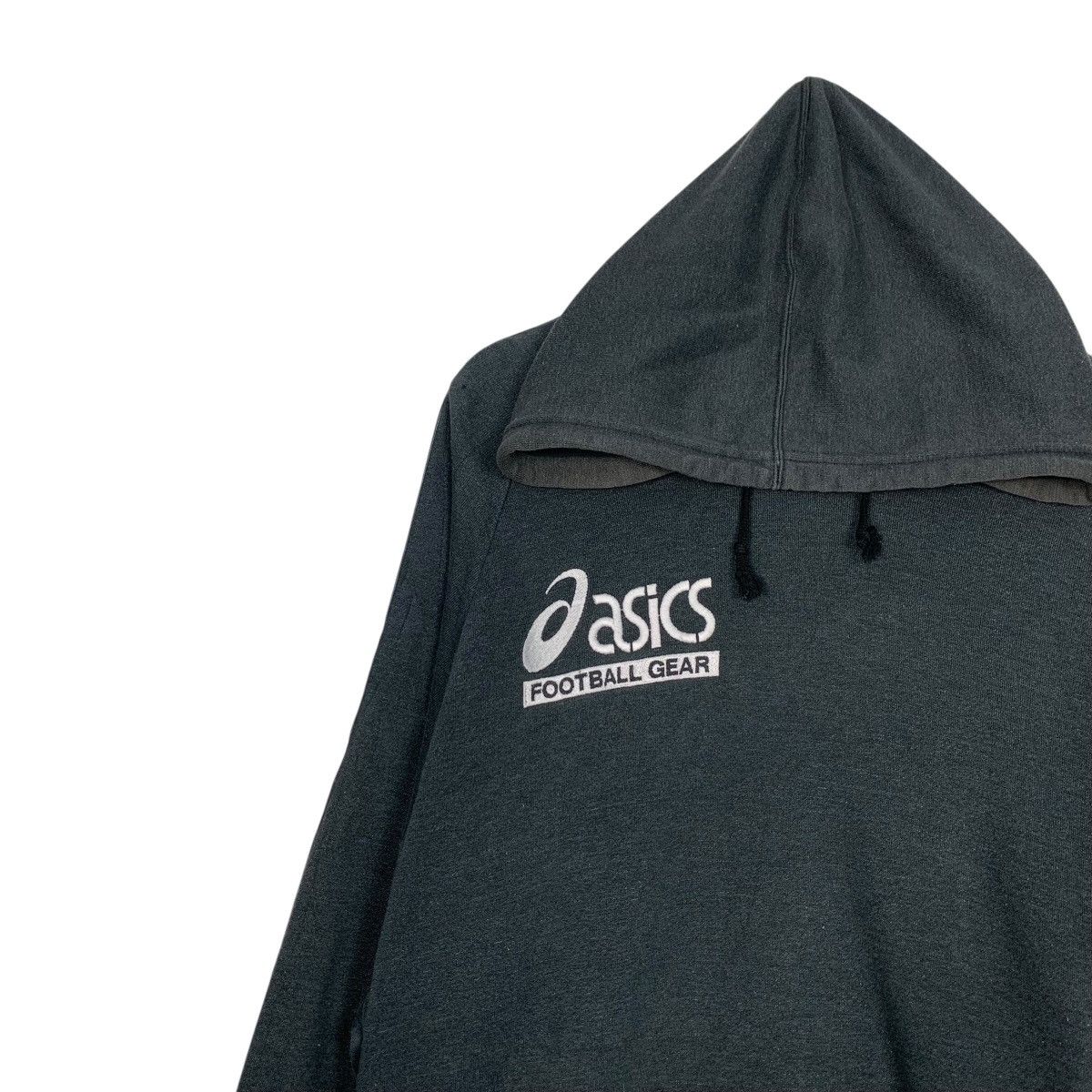 Asics Vintage 90’s ASICS Side Tape Pullover Hoodies #3551-C162 Size US L / EU 52-54 / 3 - 3 Thumbnail