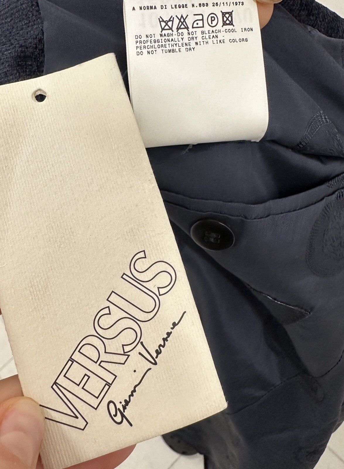 Versus Versace VINTAGE VERSACE VERSUS VELVET BLAZER MENS JACKET COAT Size 50R - 16 Thumbnail
