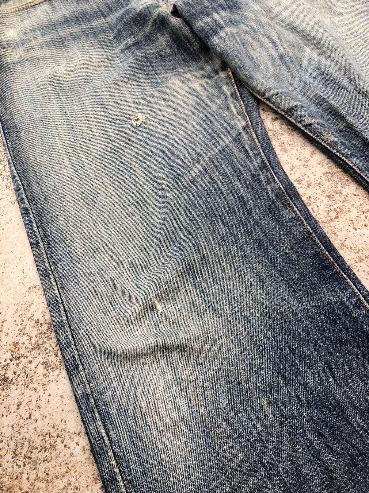Japanese Brand VINTAGE RUSTY BLUE GOLD RUSH JEANS Size US 32 / EU 48 - 4 Thumbnail