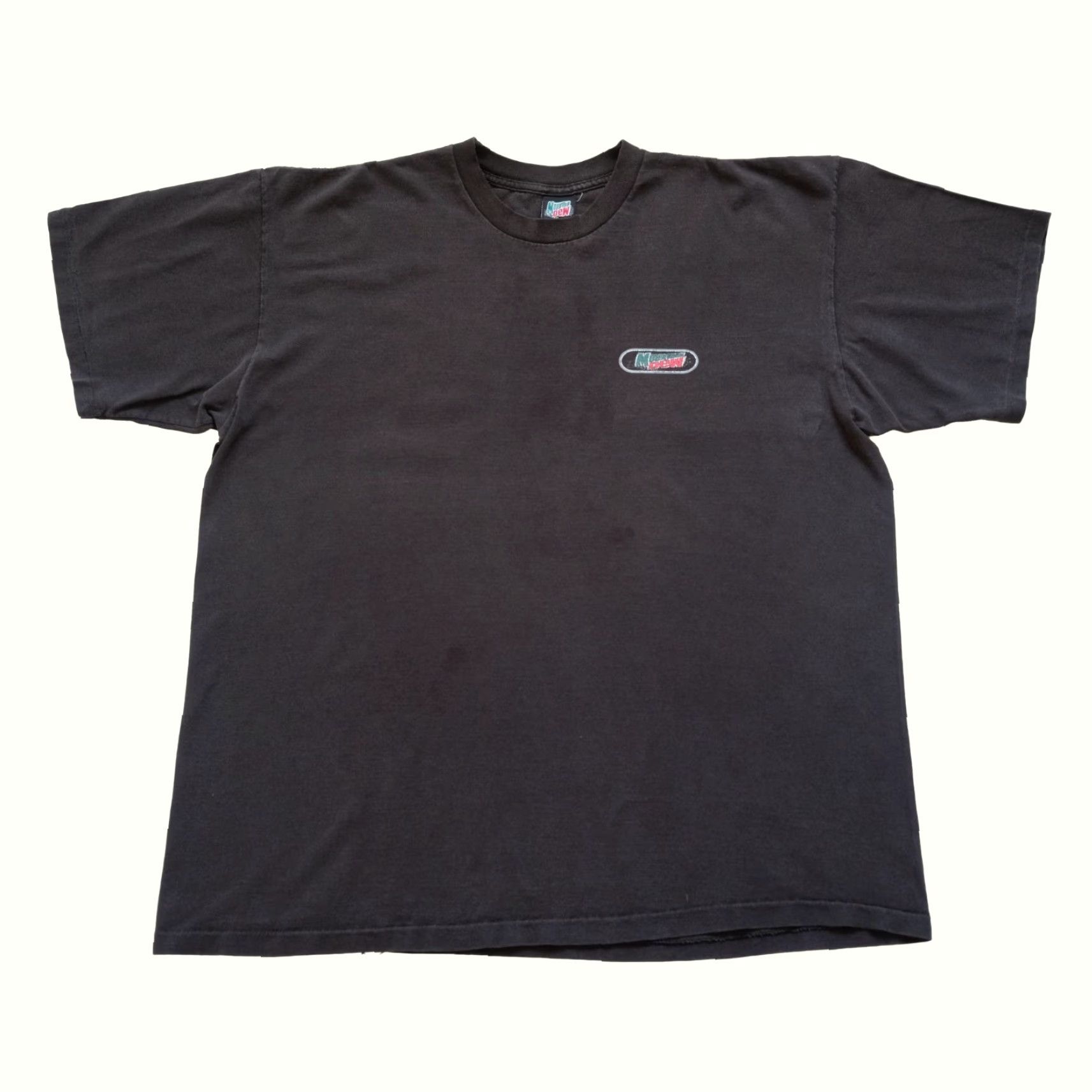 Etro VINTAGE Mountain Dew Peps i VTG 90s Retro USA Made Do The Dew Black Graphic T Shirt 2XL Mens Short Sleeve Crew Neck Cotton 90s Sports Classic Logo Size US XXL / EU 58 / 5 - 3 Thumbnail